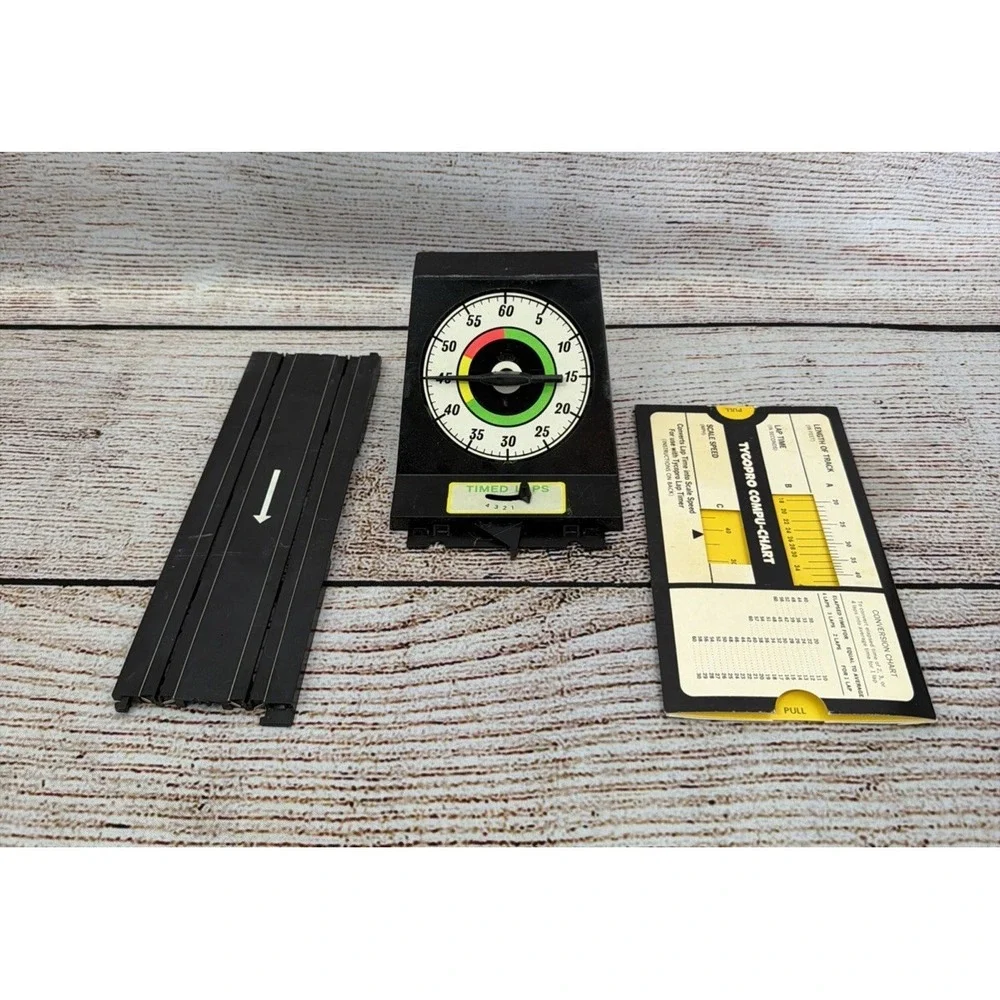 Vintage Tyco Tycopro Automatic Lap Timer with Compu-Chart No. 8772 HO Scale
